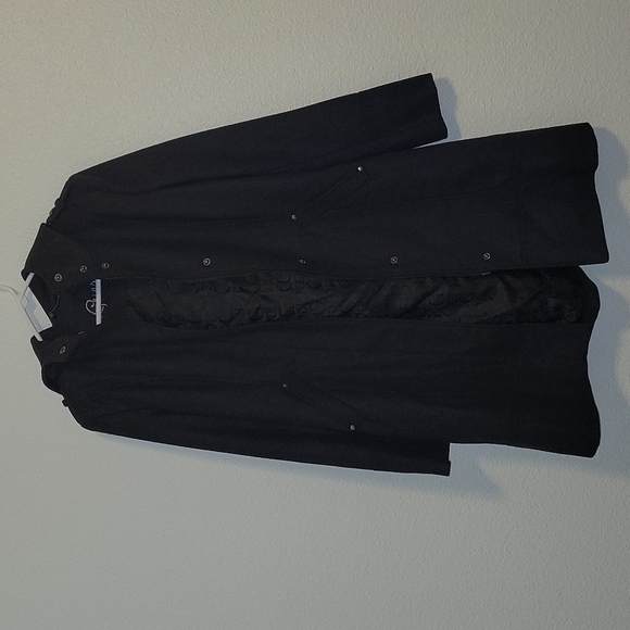 Guess Medium Dark Charcoal Grey Peacoat - Picture 1 of 4